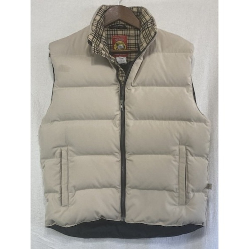 Vintage SA Baker Puffer Vest Made in Canada Tan Workwear Gorpcore Size 10